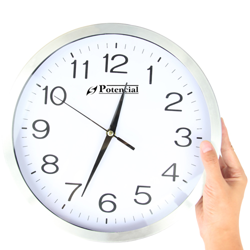 12 Inch Classic Aluminum Wall Clock