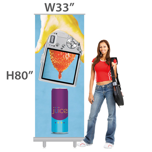 33 x 80 Inch - Outdoor Banner Stand With Bag