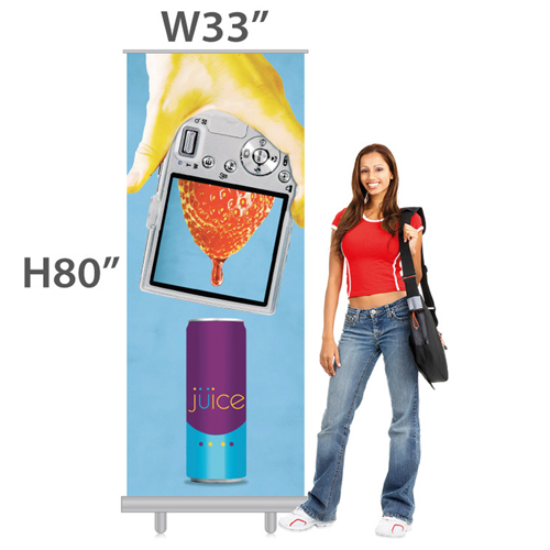 33 x 80 Inch - Outdoor Banner Stand With Bag
