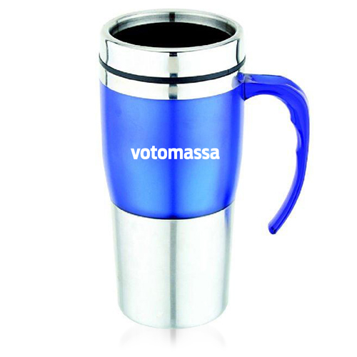 450ML Translucent Steel Bottom Travel Mug