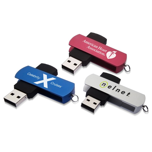 4GB Excello Swivel Flash Drive