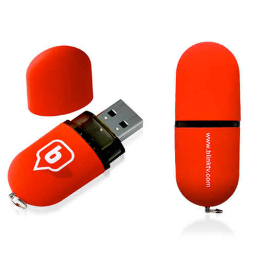 4GB Ritzy Oval Flash Drive