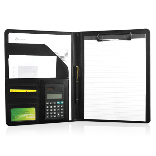 A4 Executive Leather Folder With Calculator