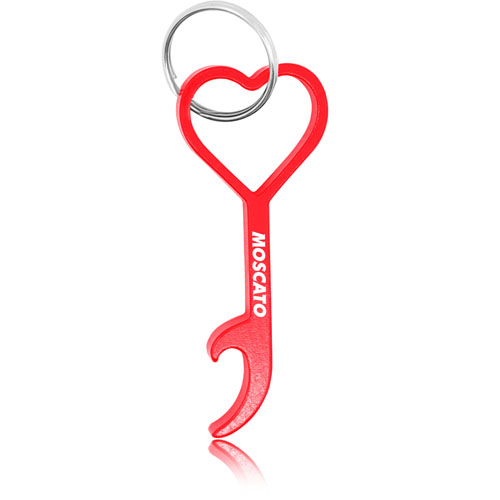 Aluminium Heart Shape Bottle Opener