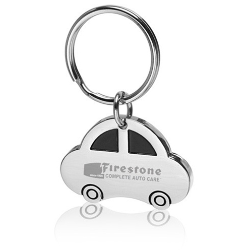 Car Shaped Metal Keychain