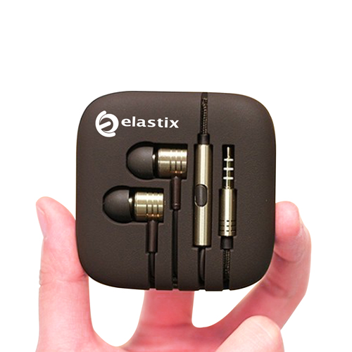 Classic Metal Earphone With Volume Control