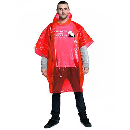 Disposable Raincoat Poncho With Hood