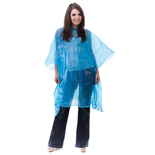 Disposable Reusable Rain Poncho