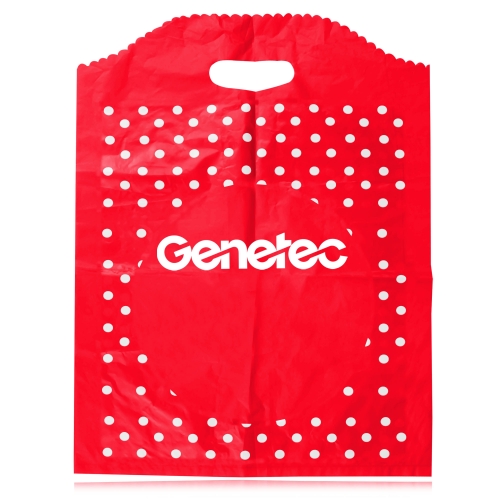 Dot Print Design Plastic Bag