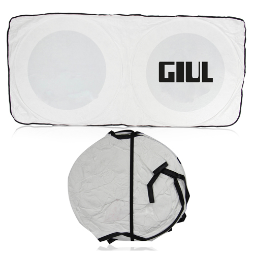 Double Circles Car Front Sunshade