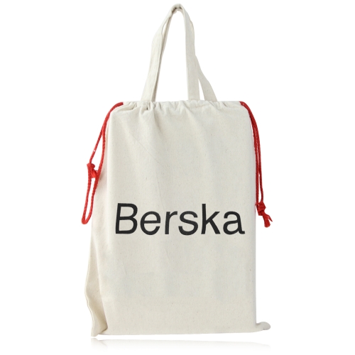 Drawstring Handled Canvas Tote Bag