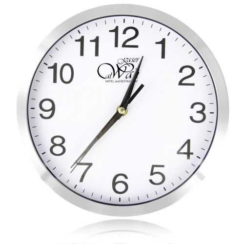 Executive Aluminum Wall Clock