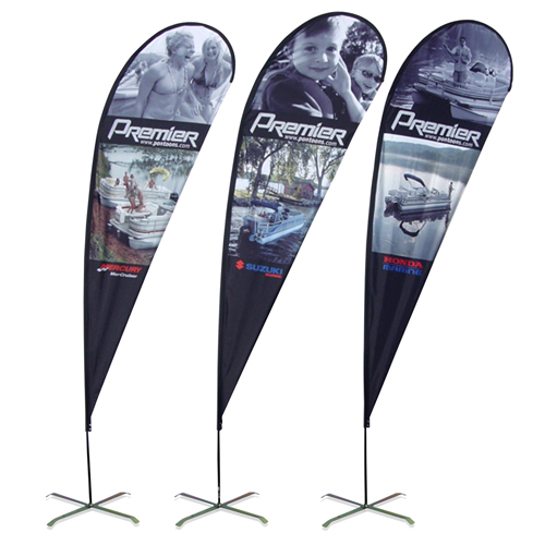 Flag Pole Teardrop Banner