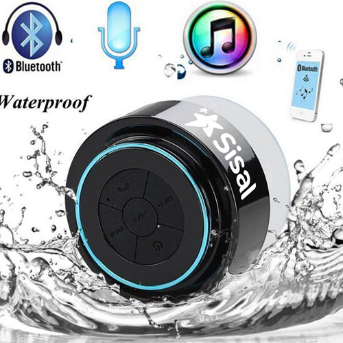 Floating Waterproof Bluetooth Speaker With Suction Cup