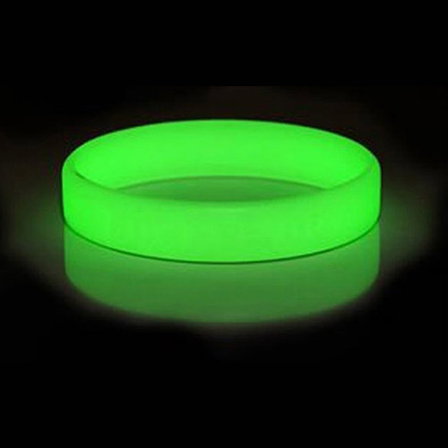 Glow In The Dark Silicone Wristband