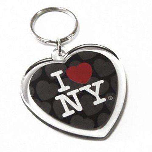 Heart Shaped Acrylic Keychain