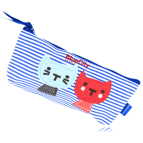 Kitty Imprint Canvas Bag