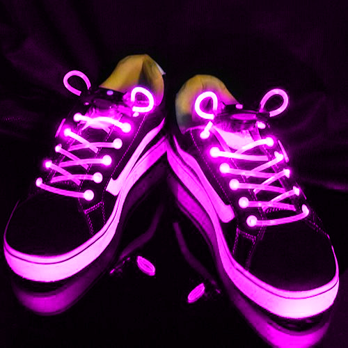 Pair Of LED Flashing Shoe Laces