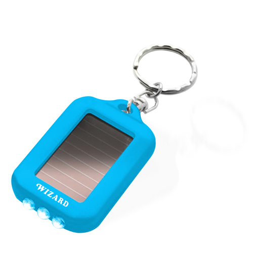 Solar LED Flashlight With Keychain