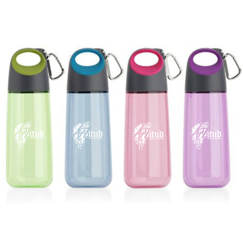 Sports Hydration Water Bottle with Carabiner Clip