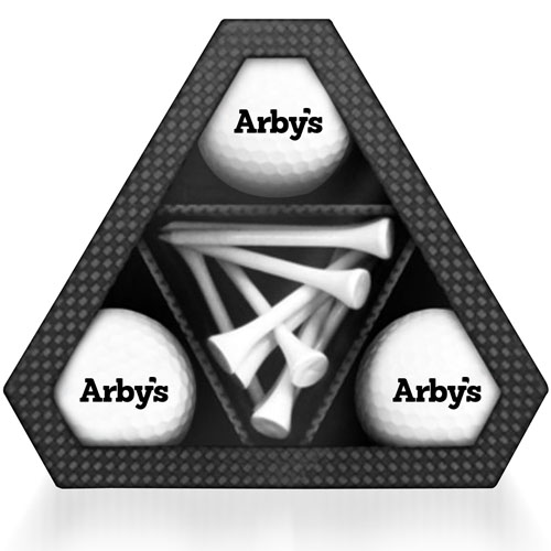 Triangle Golf Ball Tees Box