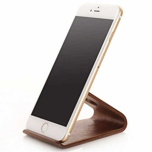 Walnut Wooden Mobile Phone Stand
