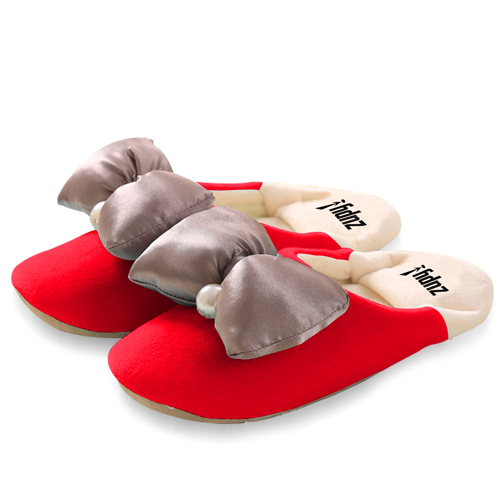 Woman Cute Warm Bow Slipper